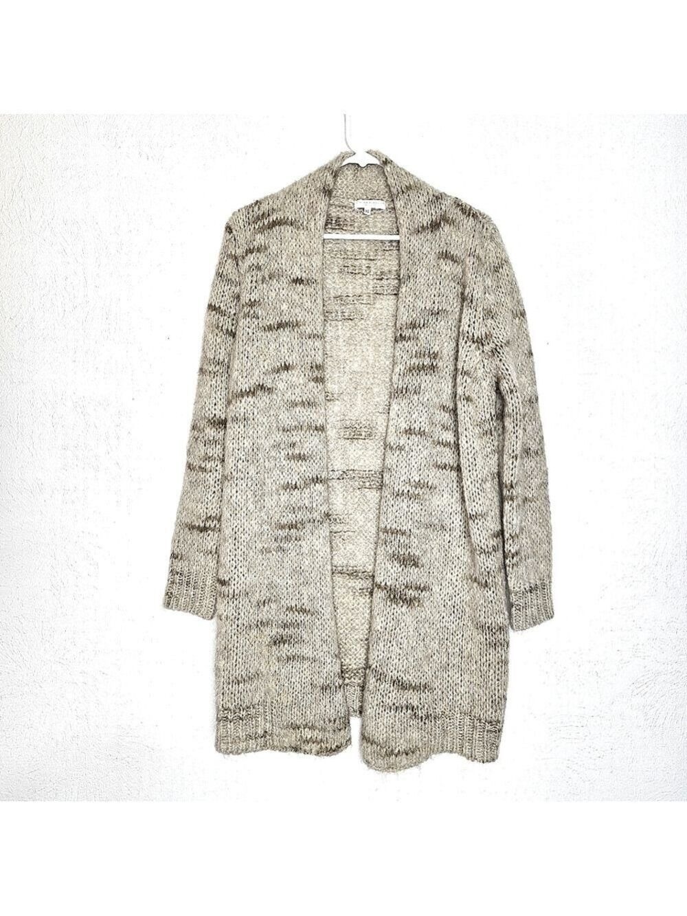 Paola Manfredi Italian Cream Cardigan Wool Mohair Blend Women's Size Small